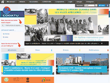 Tablet Screenshot of codatu.org